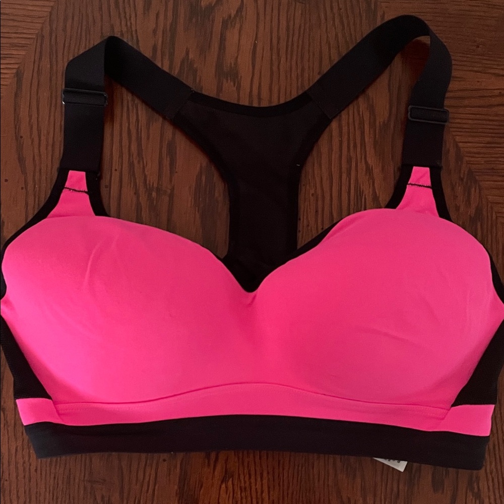 VS Pink and Black Sports Bra